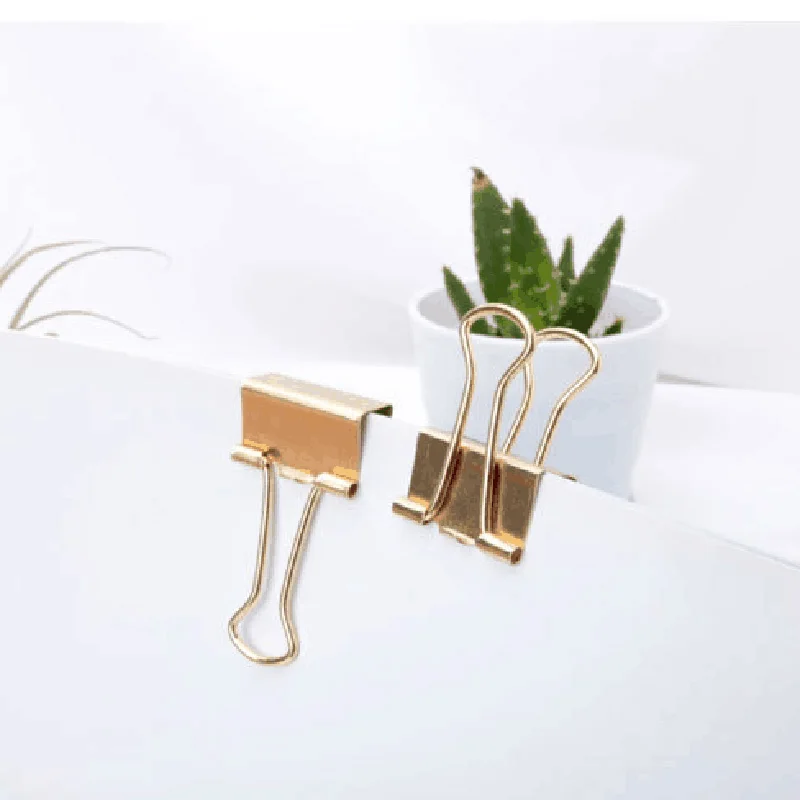 

gold binder clips dovetail metal clip storage products metal binder clip