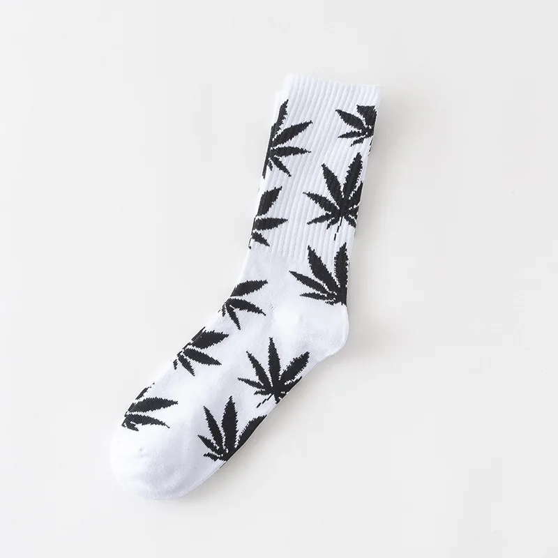 

1 pair Men's Fashion Business Weed Hemp Cotton Socks Street Fashion Skateboard Couple Girls Harajuku Trend Socks Give Men a Gift