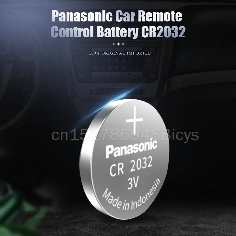100 шт. оригинальный Panasonic 3 в CR2032 CR 2032 литиевая батарея для часов калькулятор