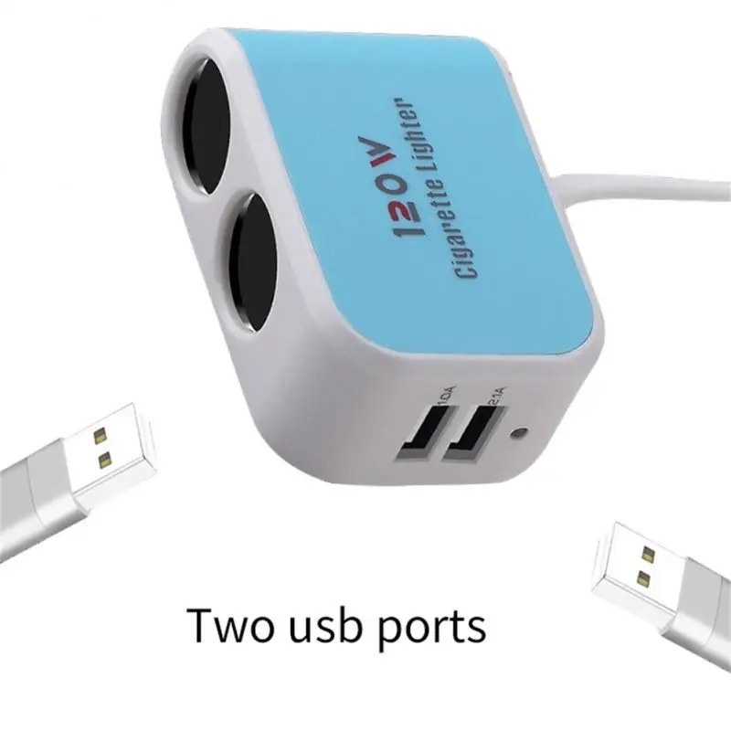 Автомобильное зарядное устройство с двумя USB-портами 12-24 В 120 Вт | Автомобили и