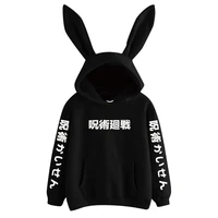 janpanese anime jujutsu kaisen rabbit hoodie women girls kpop sweatshirts kawaii streetwear yuji graphic harajuku jk10