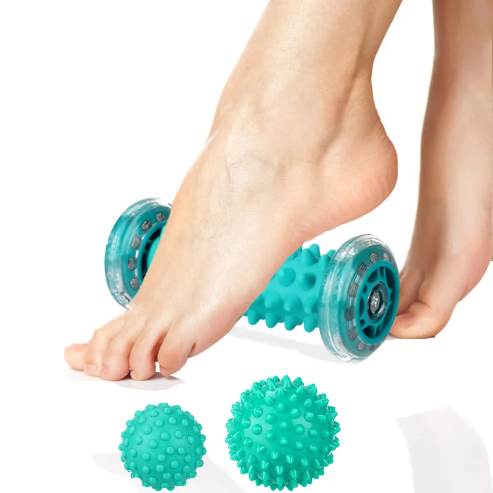 

Foot Massage Roller Massager Yoga Roller Fitness Massage Ball for Hand Leg Back Pain Therapy Deep Tissue Trigger Point Recovery