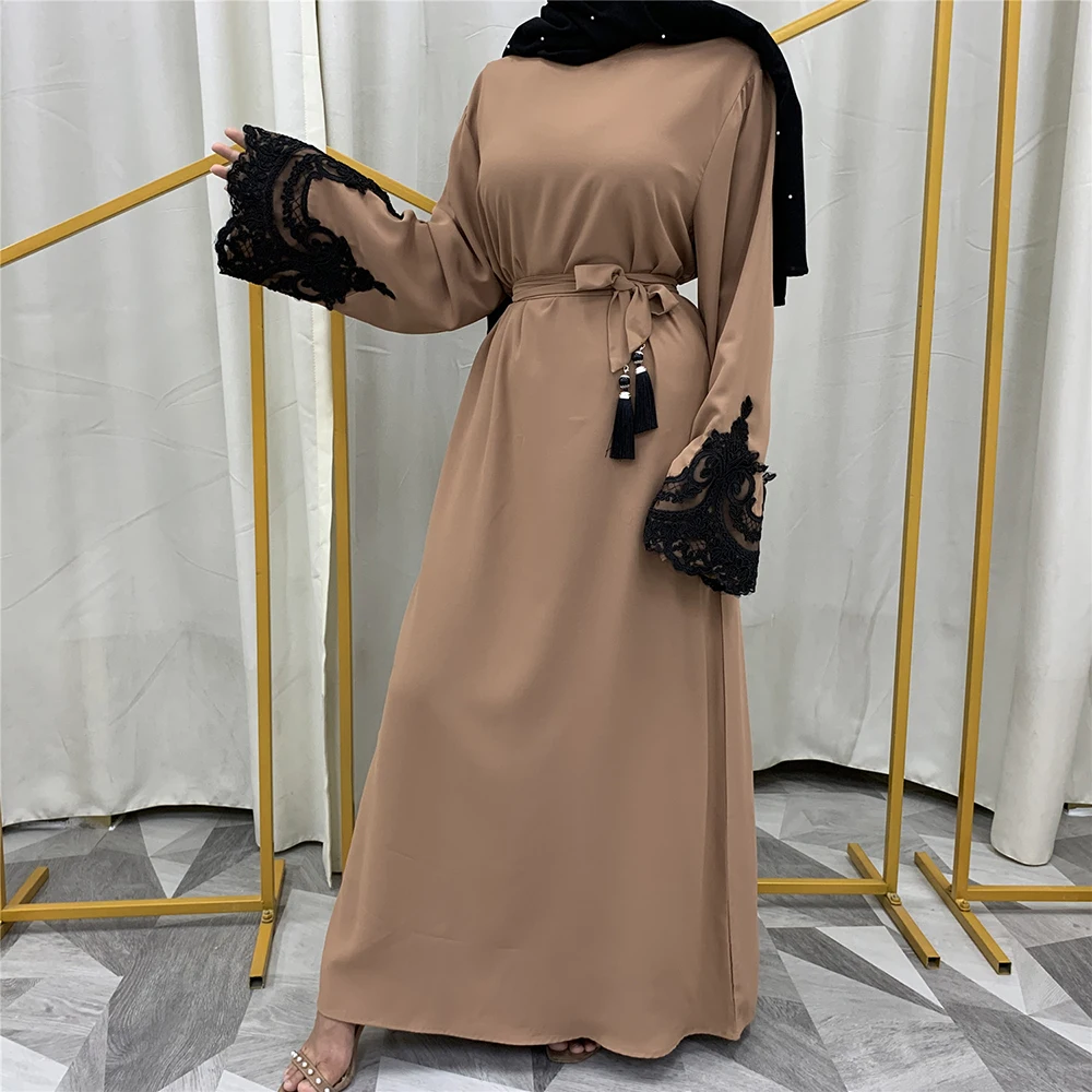 Кафтан Дубай Абая Турция мусульманская мода хиджаб платье ислам Кафтан Абая для женщин Vestidos Европейская Одежда Мусульманский De Mode
