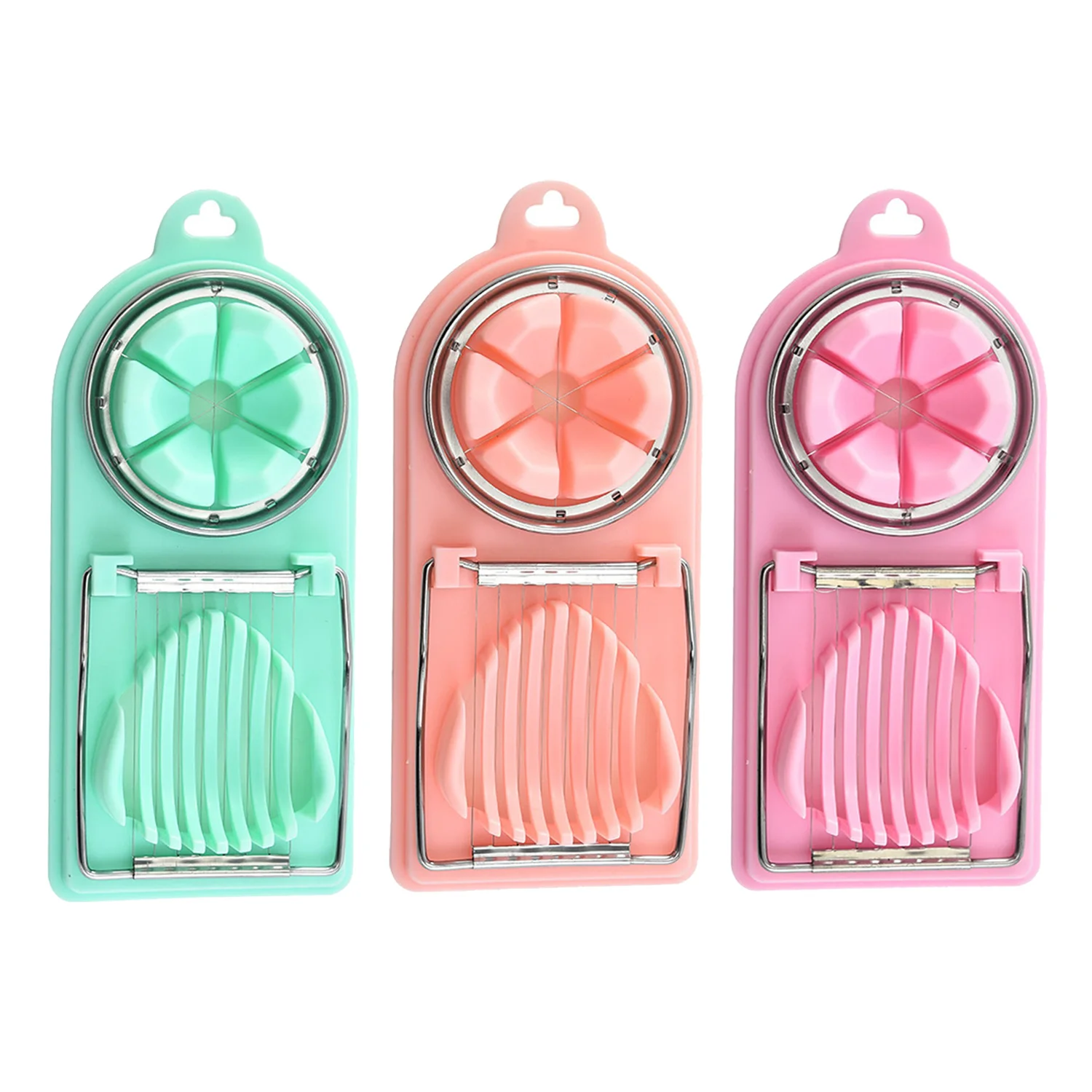 

Schnesland 2in1 Egg Cutter Stainless Steel Egg Slicer Kitchen Tools
