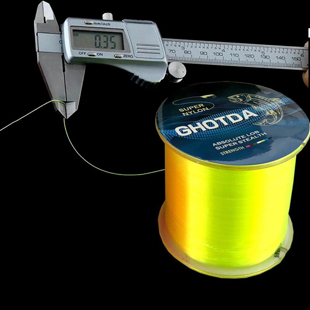 Моноволоконная нейлоновая леска GHOTDA 500 м трос высокого качества материал|nylon fishing