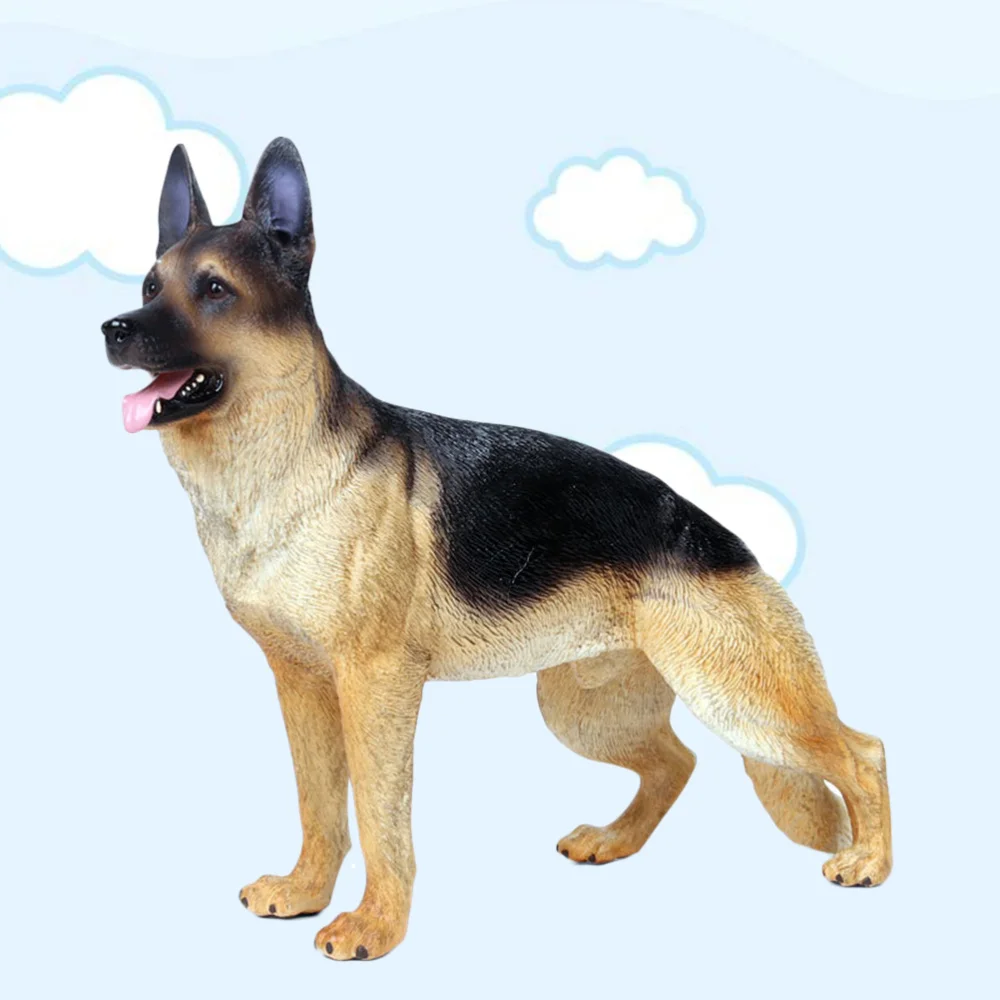

Simulation German Shepherd Dog Model Static Animal Model Decor for Children Kids Boy