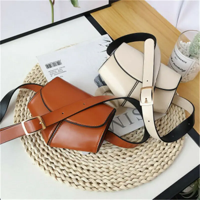 Модная женская поясная сумка из искусственной кожи на молнии кошелек маленькая