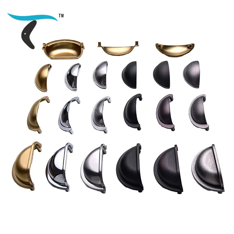 Высококачественный корпус с ручками ящик шкафа золотые серебряные черные