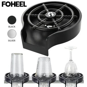 foheel bar cup glass rinser automatic cup kitchen tools gadgets specialty tools coffee pitcher wash cup tool kitchen washer free global shipping