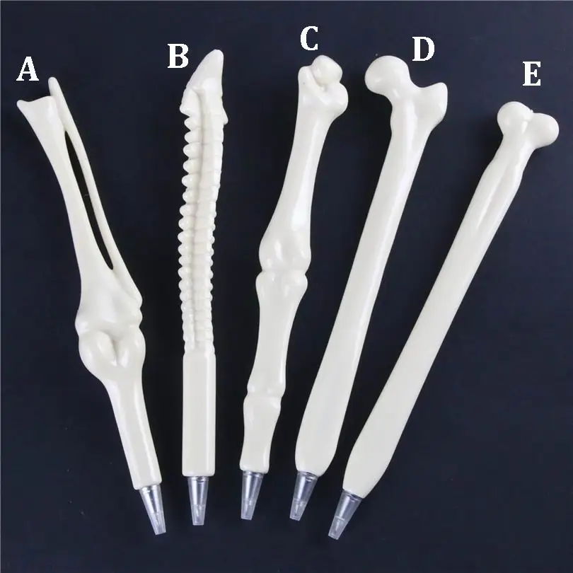 500 шт. Новинка Шариковая ручка Форма кость канцелярский подарок для студента