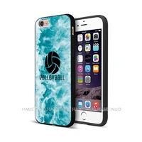 Black tpu case for iphone 2020 plus case silicone cover for iphone pro MAX case Volleyball Sports