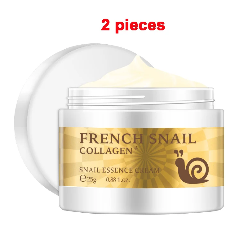 1PCS Snail Essence Face Cream Day Hyaluronic Acid Anti-Wrinkle Anti-aging Collagen Argireline Moisturizer Nourishing Serum Skin Care - Цвет: 1PCS