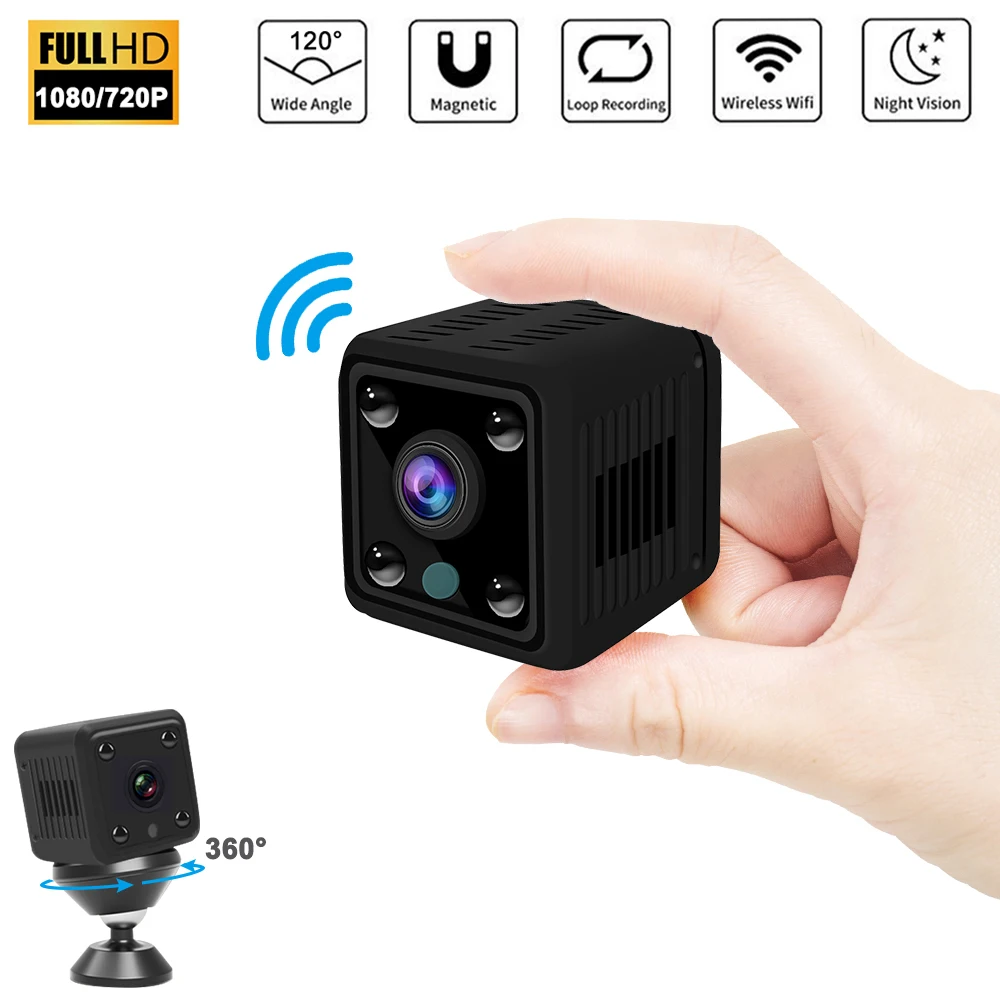 1080P Беспроводная мини ip камера HD сенсор ночного видения WIFI безопасности