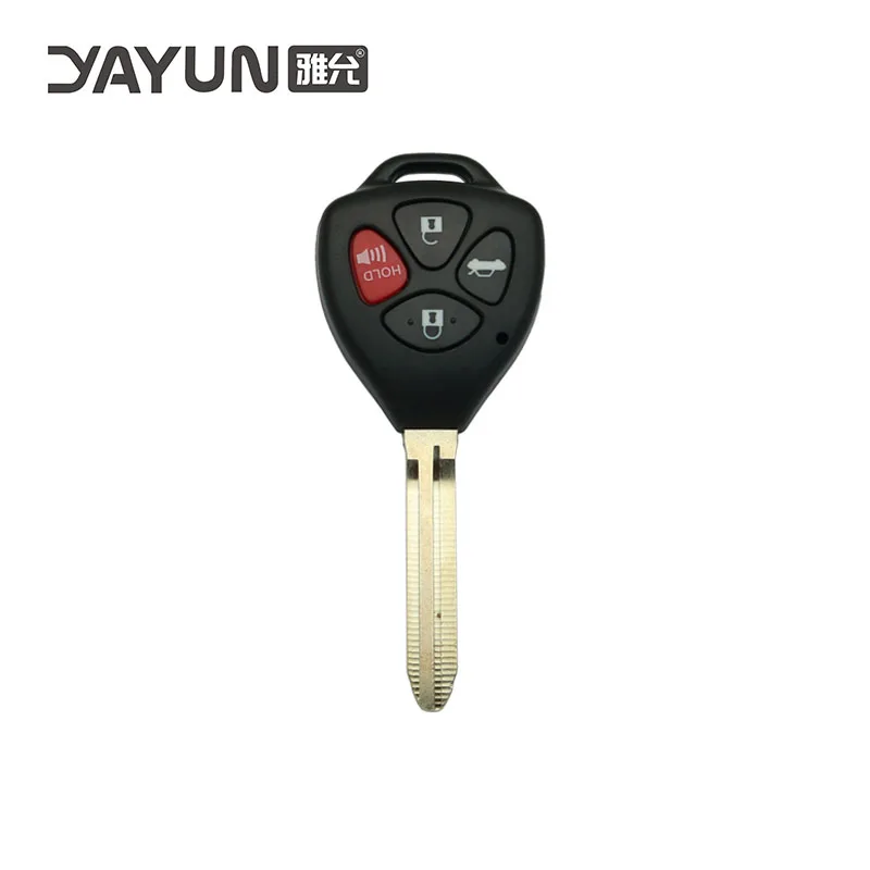 

5 шт. для toyota 3 + 1 кнопочный Uncut TR47 пустое лезвие ключа TOY43 Чехол для автомобильного ключа дистанционного управления