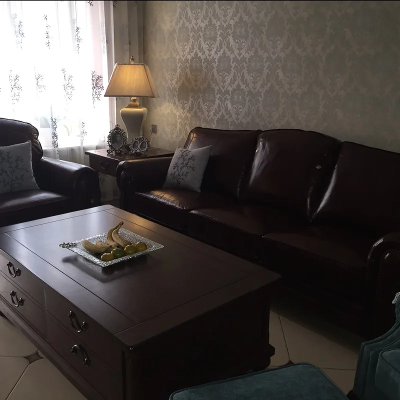 Большая Керамическая Настольная лампа 46x86 см американская сельская с трещинами