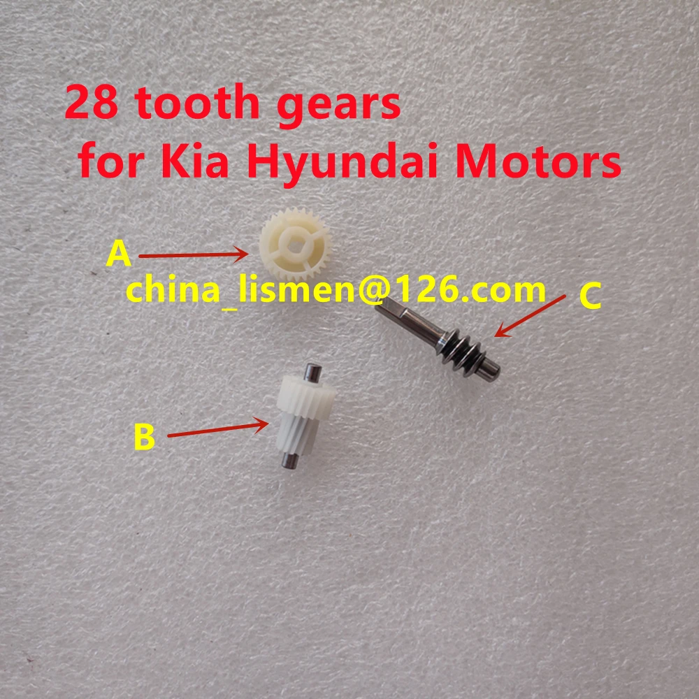 

28 Teeth Motor Rearview Mirror Plastic Gear For Hyundai Sonata Tucson Kia K3 K5 Opirus Villa Car