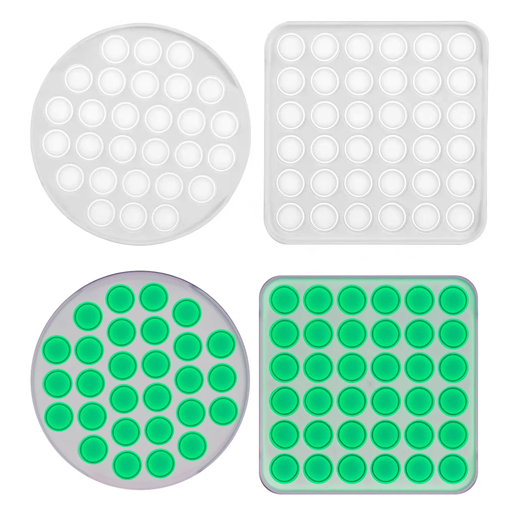 

Silicone Push Bubble Sensory Anti-stress Relaxing Educational Fidget Autism Toys Stress Relief Interactive Game for Kids Adults