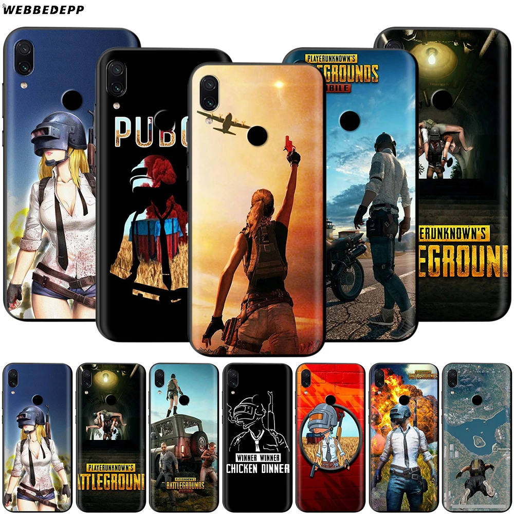 Чехол Battlegrounds PUBG для Xiaomi Redmi Note 8 MI 3 6 9 A1 A2 A3 8A 6X 9T CC9 Lite SE Pro Max F1 10|Бамперы| |