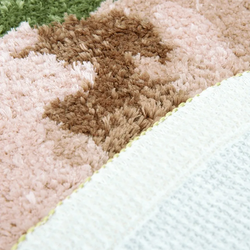 Напольный коврик из полиэстера с круглым 3D рисунком толщиной 2 см для палатки