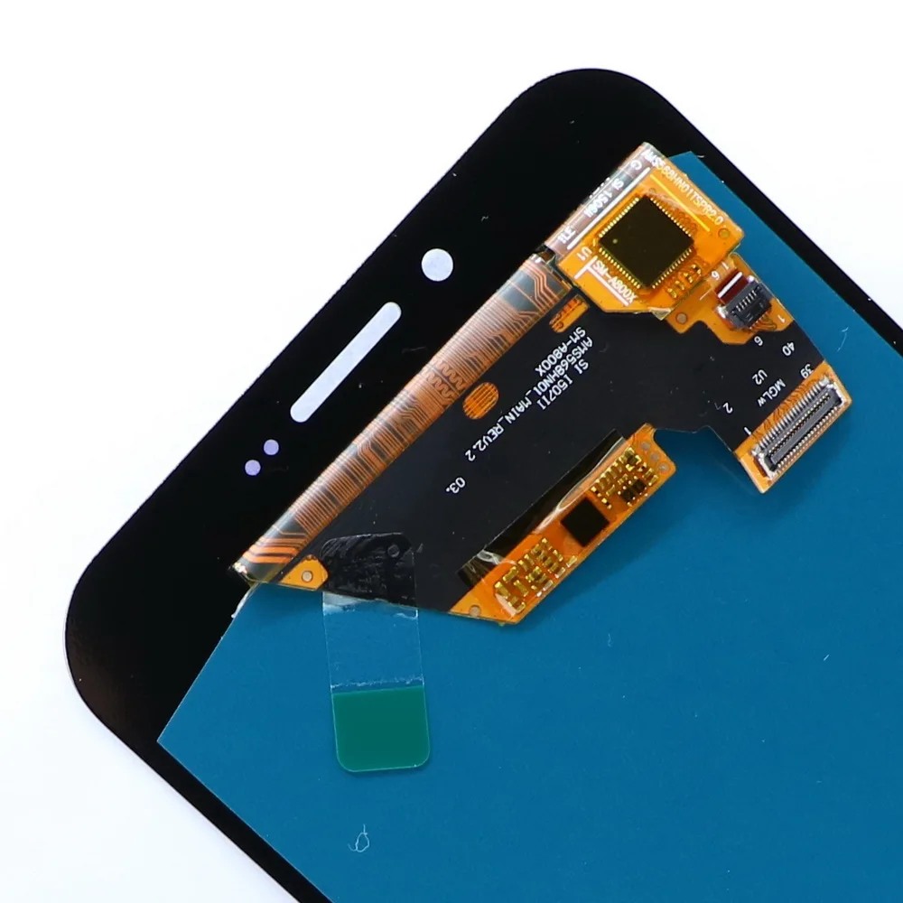 Super AMOLED lcd для samsung Galaxy A8 A810 A810F ЖК-дисплей кодирующий преобразователь сенсорного экрана в сборе с регулировкой яркости