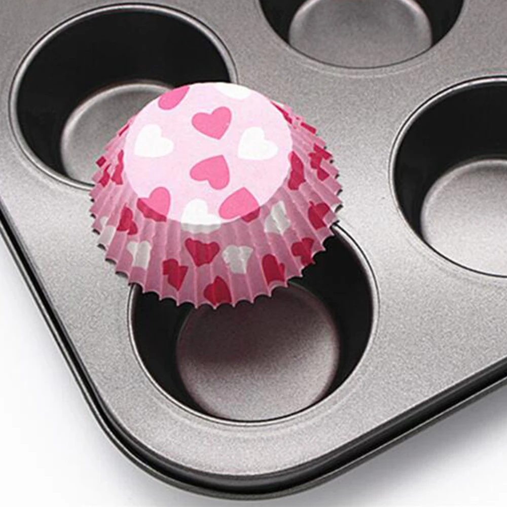 

12 Cup Cupcake Pan Muffin Tray Cupcake Mold Muffin Pan Carbon Steel Baking Pan Non Stick Bakeware Biscuit Pan Microwave Cake