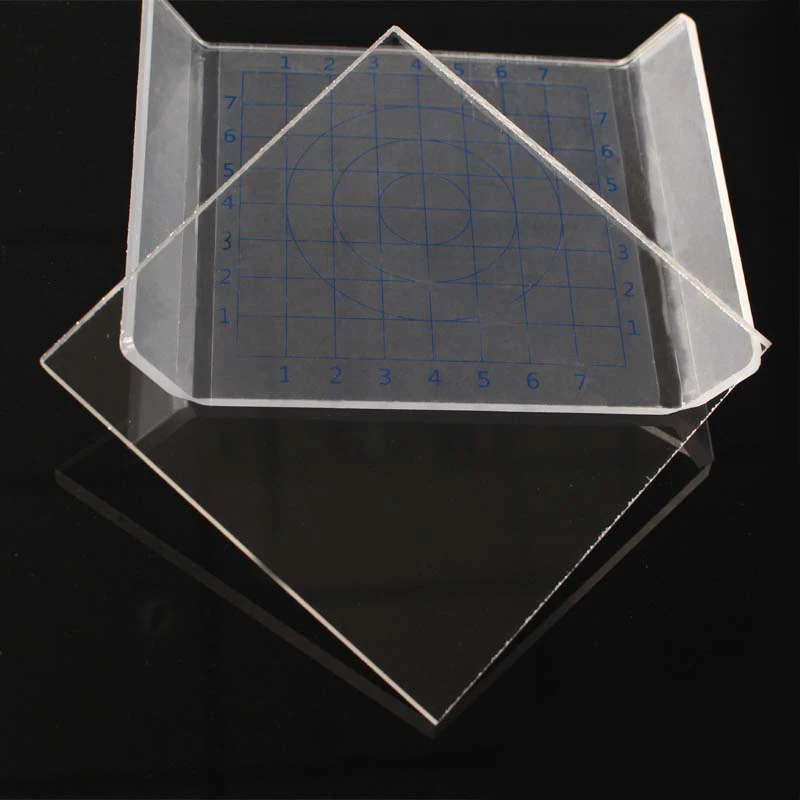 Акриловая пластиковая нажимная пластина ручной инструмент светильник глина