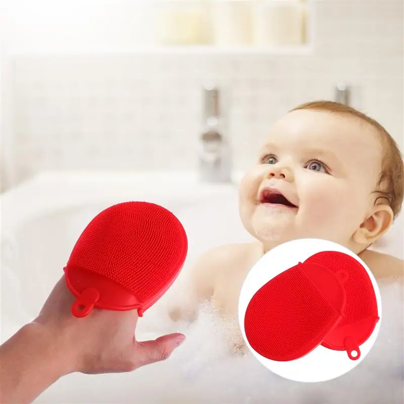 

2pcs Silicone Bath Brushes Cleaning Body Brushes Body Scrubbers Bath Supplies