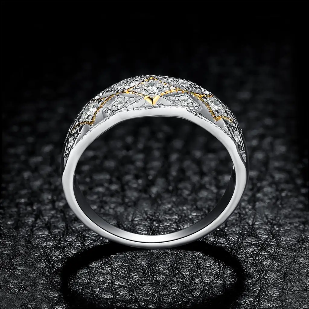 JewelryPalace 925 пробы серебро Винтаж филигрань фианит себе кольцо Best подарки для женщин Новое поступление Мода ювелирные изделия