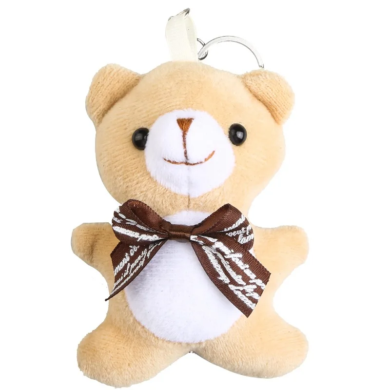 Свадебный плюшевый медведь кукла Bonquets брелок с медвежонком маленькая плюшевая