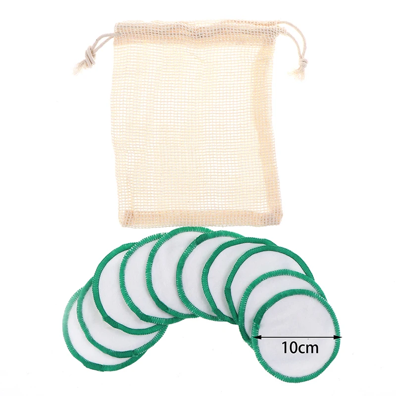 

5 шт., многоразовые ватные диски для снятия макияжа