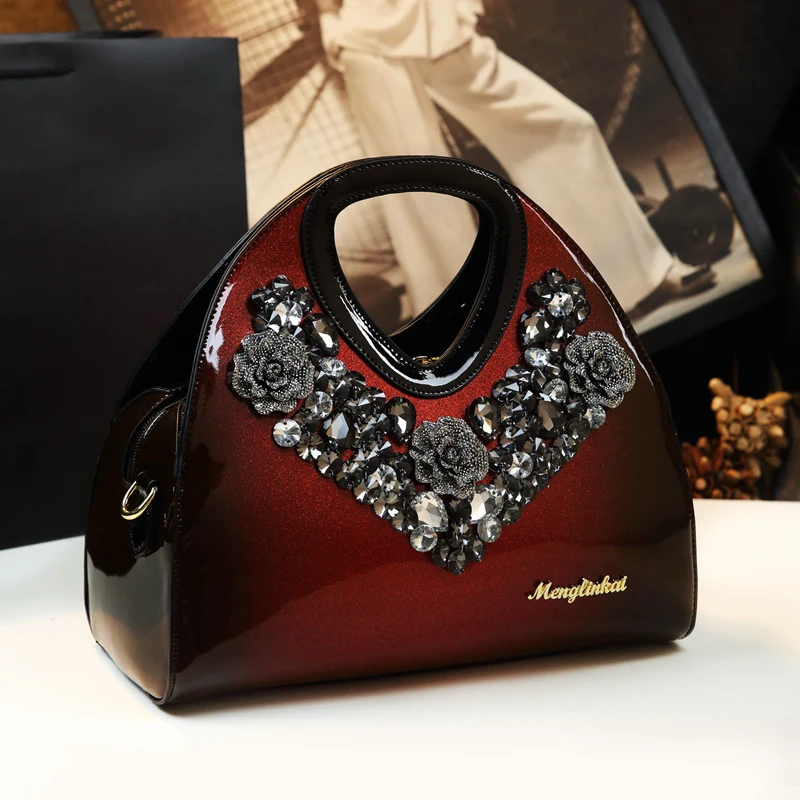 

Luxury Handbags Women Bags Designer Fashion Diamond Handbag Bride Wedding Dumpling Tote Bag Ladies Genuine Leather Shoulder Bags