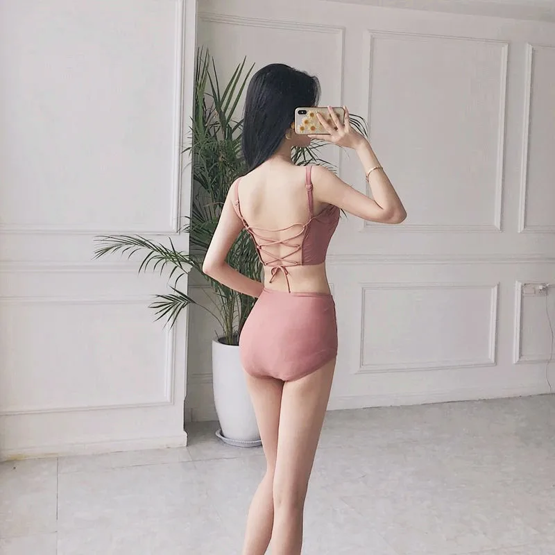 KEKAKA, винтажный, розовый, с тотемным принтом, сдельный купальник,, великолепный, пуш-ап, с высокой талией, купальник для женщин