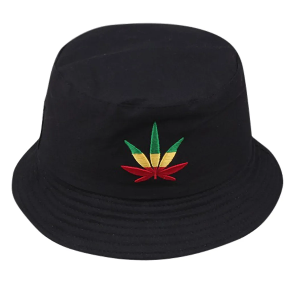 

Neutral Wind Maple Leaf Print Outdoor Travel Bonnet Sunscreen Mountain Climbing Hat Men's And Women's Beach Sun Hats