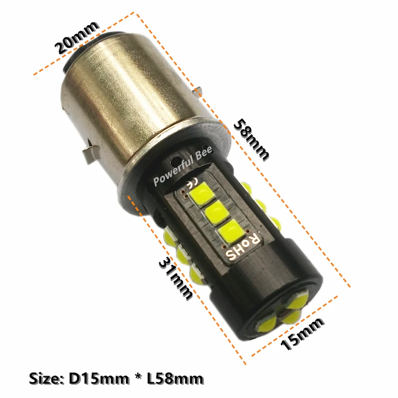 Новая мощность 30 Вт белый 3030SMD Светодиодная лампа для мотоцикла автомобиля