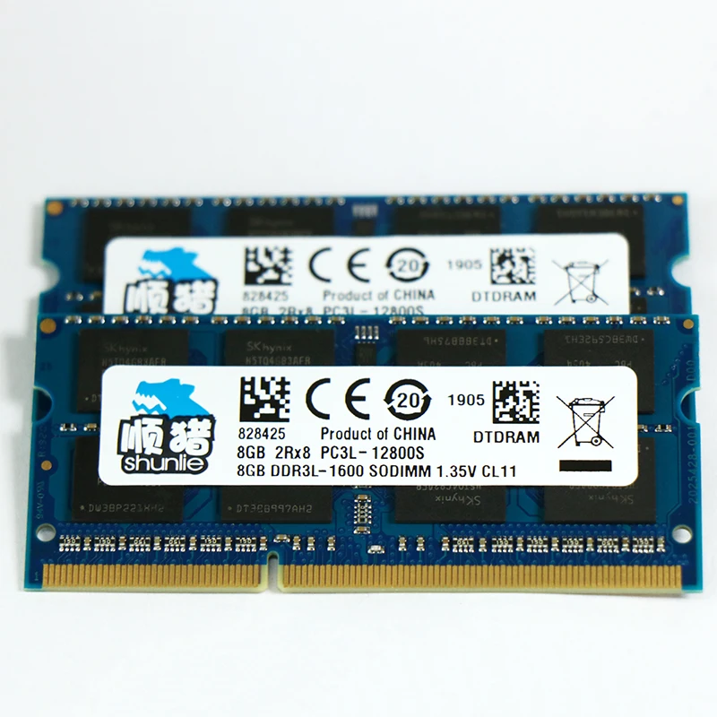 Hynix IC DDR3 8GB 4GB 1600MHz 1333MHz ноутбук 1,35 V карта оперативной памяти Ram