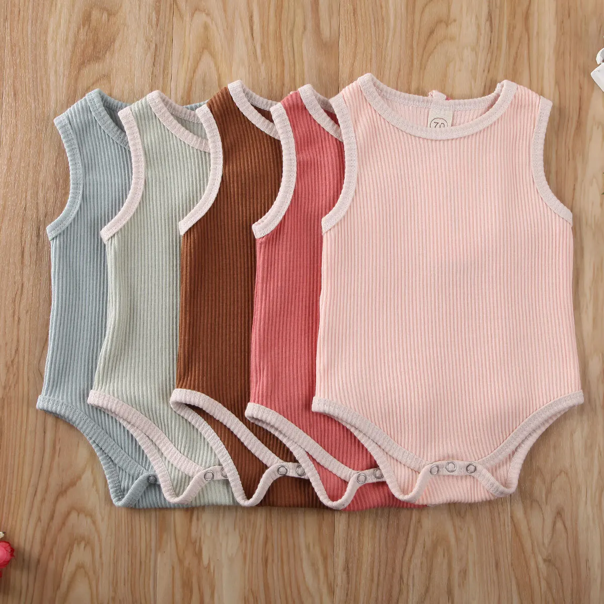 Летняя одежда для маленьких мальчиков и девочек Citgeett комбинезон без рукавов боди