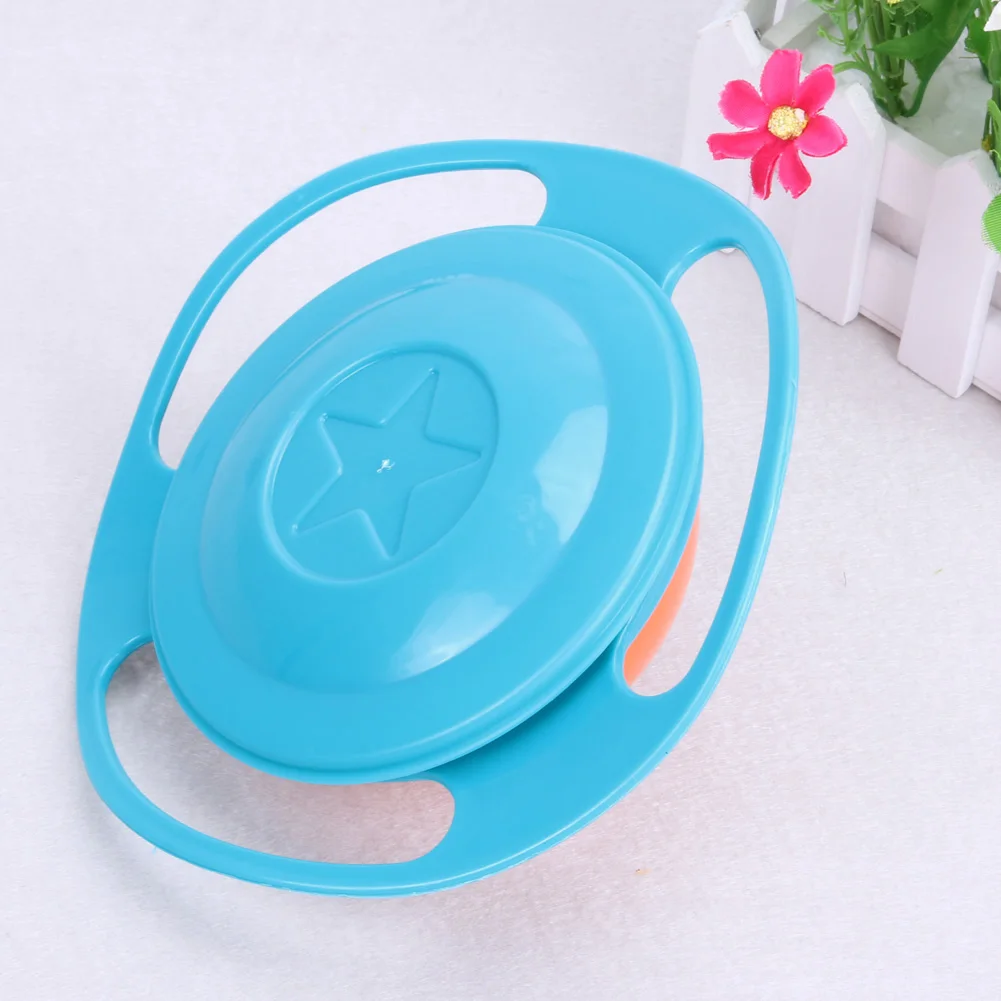 

Baby 360 Rotating Leakproof Bowl Creative Baby Feeding Learning Dishes Gyro Bowl Food Grade PP Baby Tableware