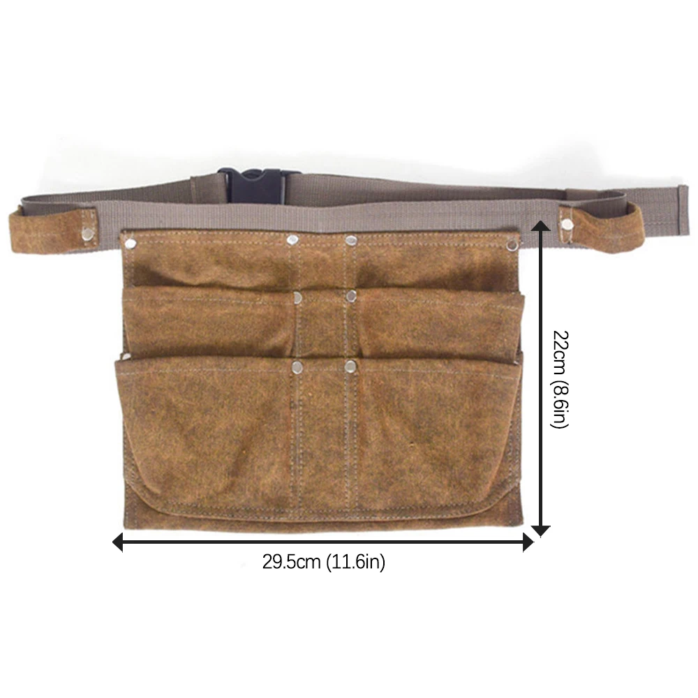 

Simple Durable Aprons Heavy Duty Waterproof Waxed Canvas Work Apron With Tool Pockets Multi Functional Garden Tools Apron