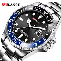 arlanch hot sell men quatrz watch sport mens watches top brand luxury waterproof full steel quartz clock men relogio masculino