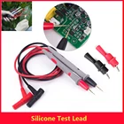 Силиконовый проволочный зонд для цифрового мультиметра, тестовый карандаш, зажим SMD, испытательный провод для цифрового мультиметра, игловидный наконечник, мультиметр, тестер