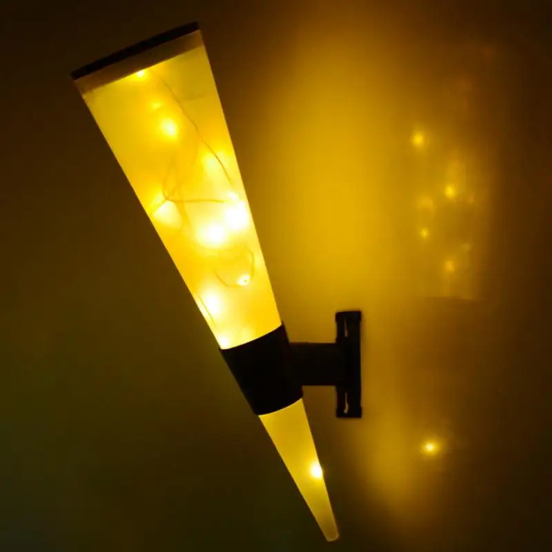 Solar Lights Outdoor Wall Lamp Led Warm/cold String Light RGB Street Waterproof Torch for Garden Yard Decoration | Лампы и освещение