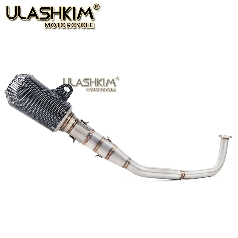 SH150 SH 125 150I мотоцикл выхлопной маскап полная система скольжения на среднюю ссылку трубы глушитель для Honda SH125 SH150i SH125i