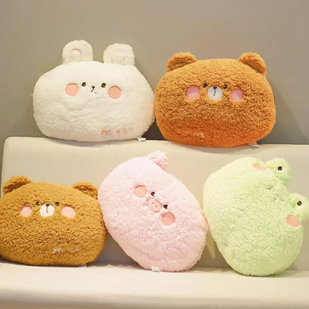 

Кашемировая плюшевая подушка в виде животного, симпатичная мягкая плюшевая игрушка, домашняя Подушка, Декор, идеальный подарок, подушки в в...