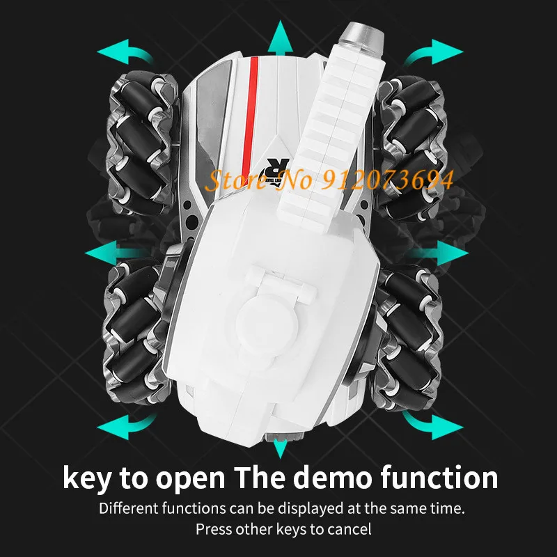 Часы с датчиком 3-в-1 пульт дистанционного управления танк автомобиль 2 4G 4WD запуск
