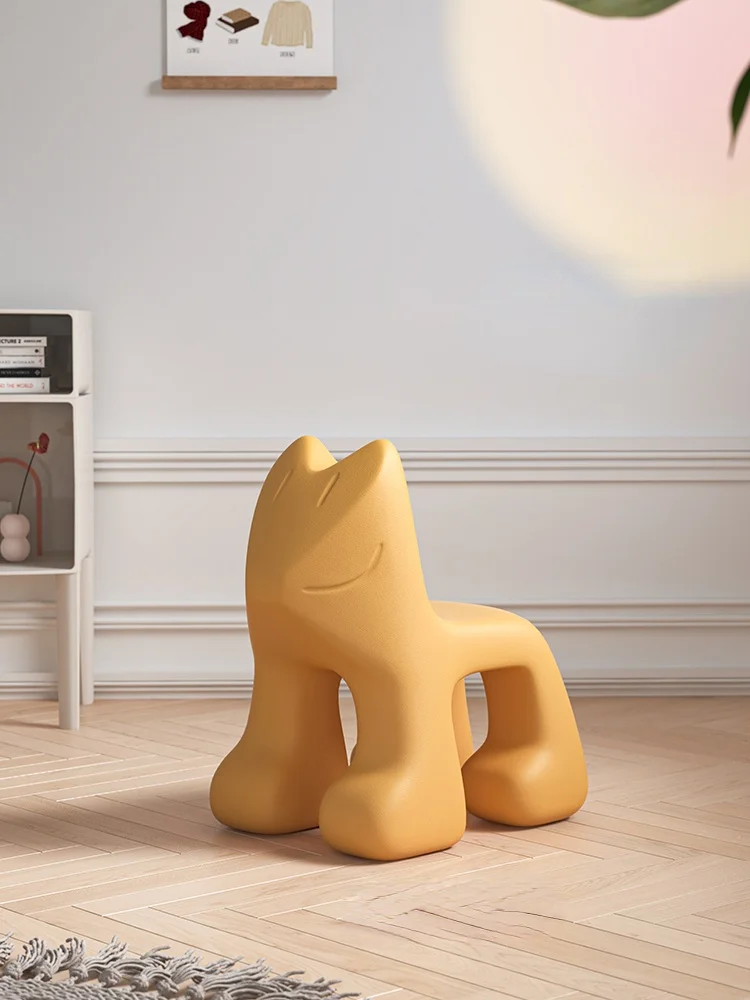 

Скандинавский игрушечный стул GY, мультяшное сиденье, лиса, детское кресло, низкий стул для детского сада, сменный стул для обуви с животными