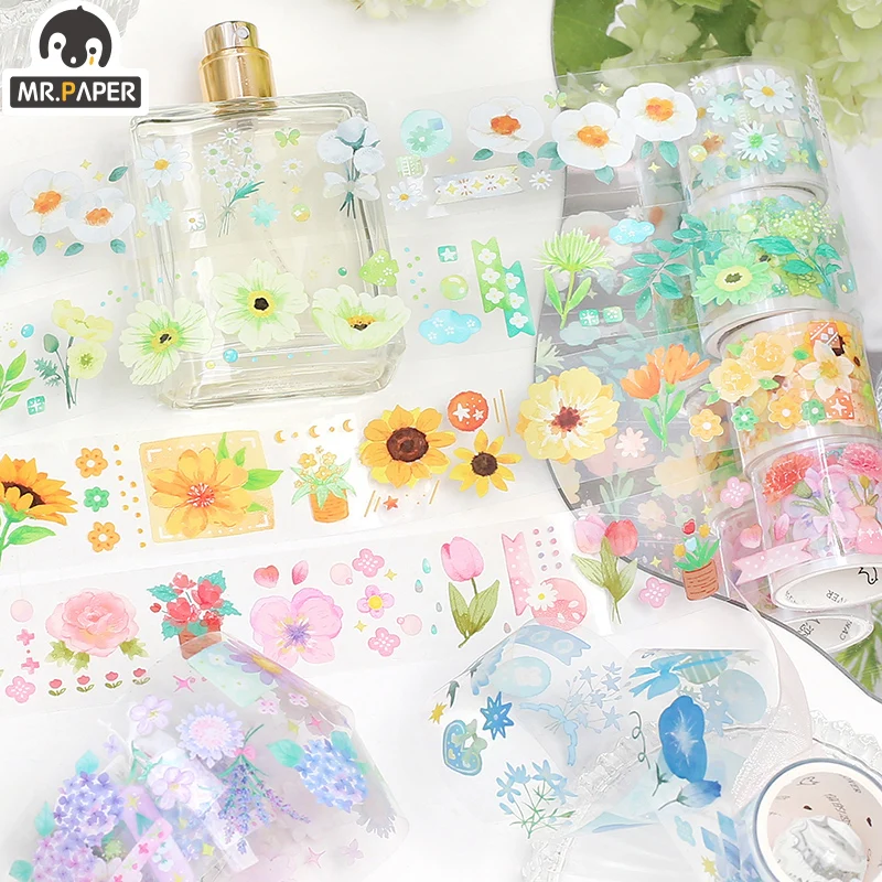 

Mr.Paper 6 Дизайн ПЭТ Хрустальная чернильная лента Fangye Lilith серия креативная Милая одинарная бумажная лента украшение карман DIY Материал лента