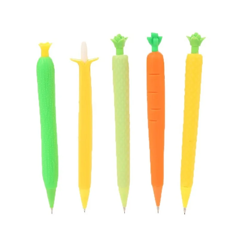 

15PCs carrots Creative Propelling Pencil Writing Continuous Pencils Student Drawing Tools Study Supplies Stationery Wholesale