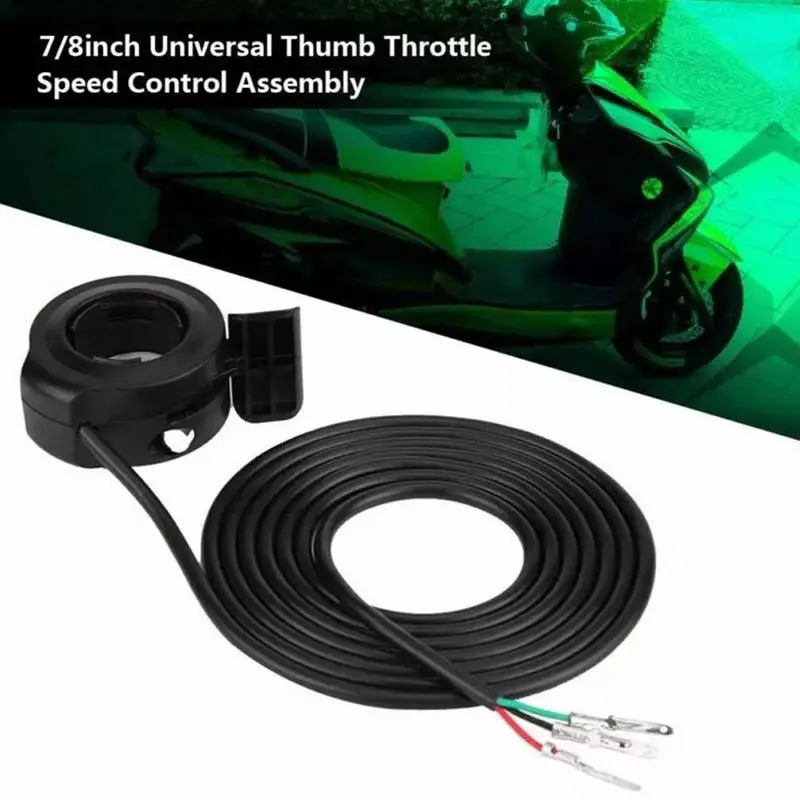 

Thumb Throttle Finger Thumb Throttle Bike Accelerator Wire Electric Part 3 Bicycle Electric Grip Scooter Kit G4Z1