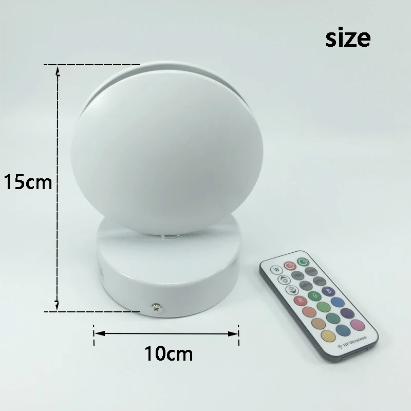 $181.97 Modern LED Ceiling Light RGB Dimmable wall Light indoor Lighting balcony Bedroom KTV hotel corridor Surface Mount Remote Control