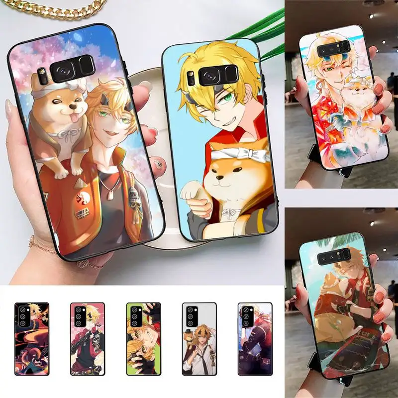 

Yinuoda Thoma Genshin Impact Shiba Inu Cute Dog Phone Case For Samsung Galaxy Note 8 9 10 Pro Note20 ultra 10lite M30S Back